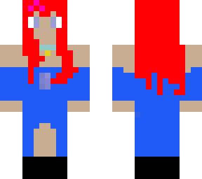 red hair mermaid