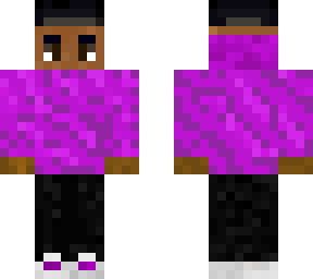 squiggly purple hoodie