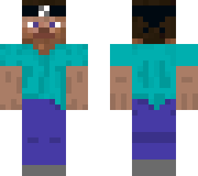 steve with custom cosmetic