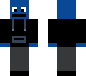 the blue man