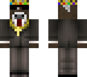 tux cow with crown chain and sunglasses