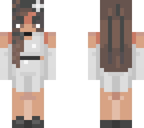 white dress pauh