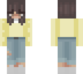 yellow sweater