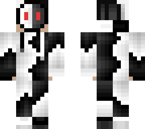 black & white masked hoodie