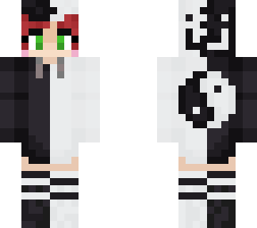 black and white