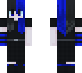 blue dark egirl