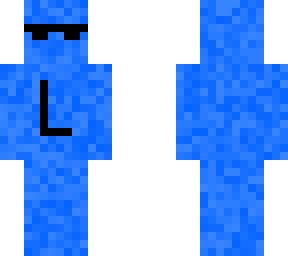 blue person