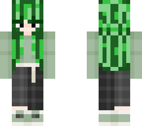 creeper themed person