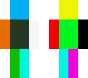 different colours