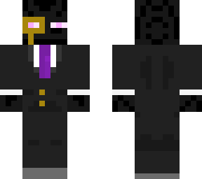 enderman in tuxido