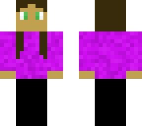 girl in purple sweater