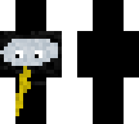 lightning cloud with eyes