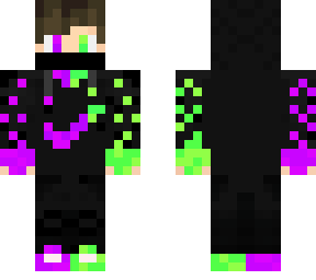 purple & green gamer boy!