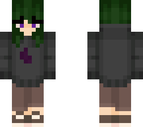 purple and green