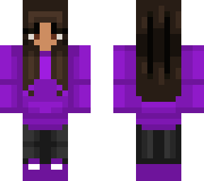purpled girl