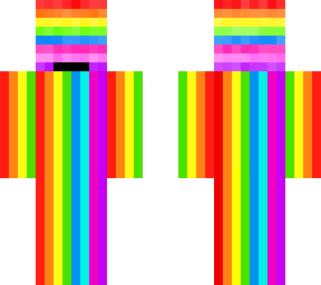 rainbow skin