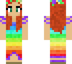 rainbow summer dress