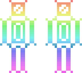 rainbow white stripes