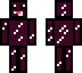 shiny netherite noob with removable borders