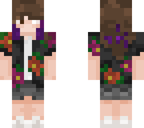 skipping flower shirt