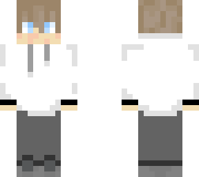 white hoodie