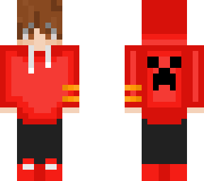 a red hoodie boy