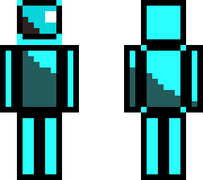 among us crewmate (cyan)