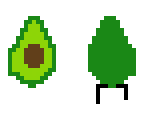 an avocado