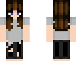 basic girl short brown hair