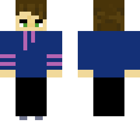 blue & pink hoodie