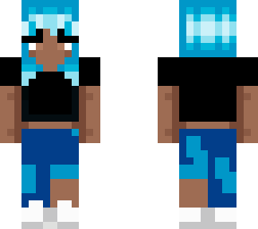 blue girl