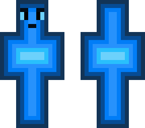 blue shader