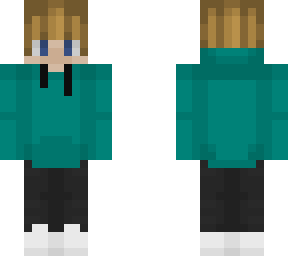 cyan hoodie