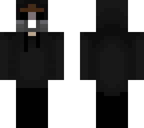 gasmask in hood