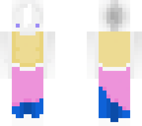 idinosoul's skin but grayscaled, inverted, edited, and clothed.