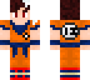 it's me wearing goku's gi