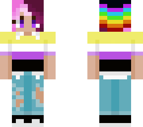 non-binary sweater, now with ripped jeans