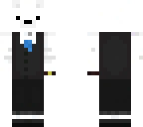 polar bear in a suit