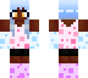 polka dot person