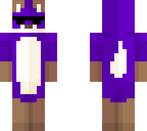 purple glasses fox