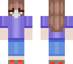 purple t shirt