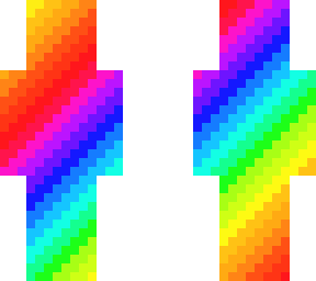rainbow skin