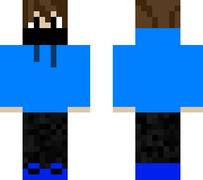 tarax with a blue hoodie