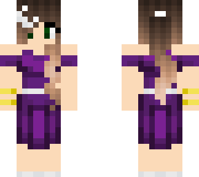 the violet bridesmaid