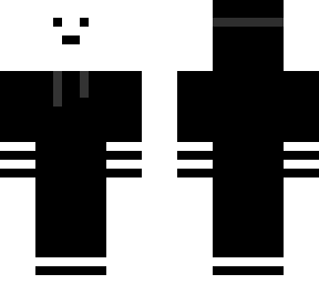 white and black masked guy