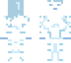 white and bluce