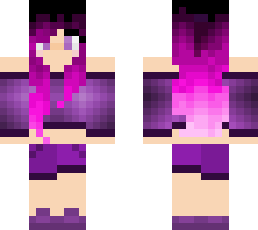 (amethyst block inspired) pink hair ombre