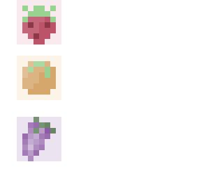 ~strawberry, orange, and grapes~ free pfp's