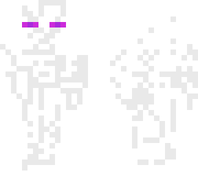 a actual white enderman