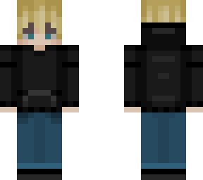 blond boy skin sweater